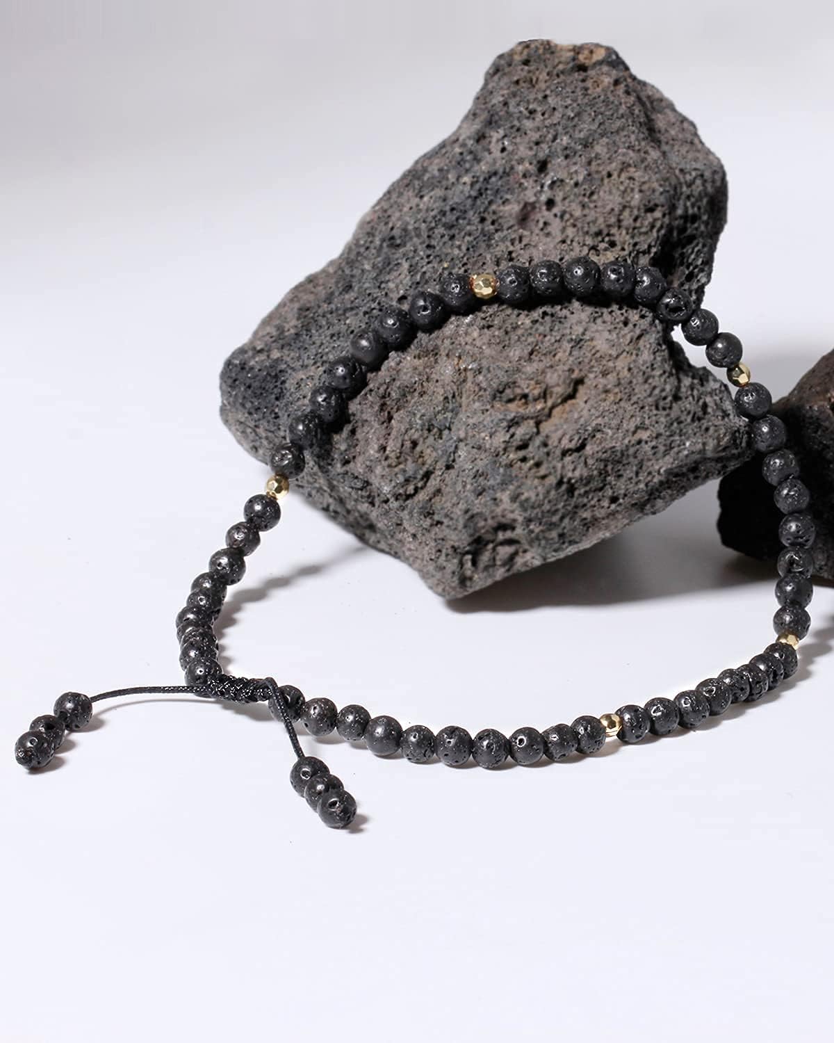 Jewever Gemstone Foot Anklet Bracelet for Women Beaded Stone Healing Energy Crystal Beach Foot Jewelry Adjustable(8.5-10 Inches) - Image 3