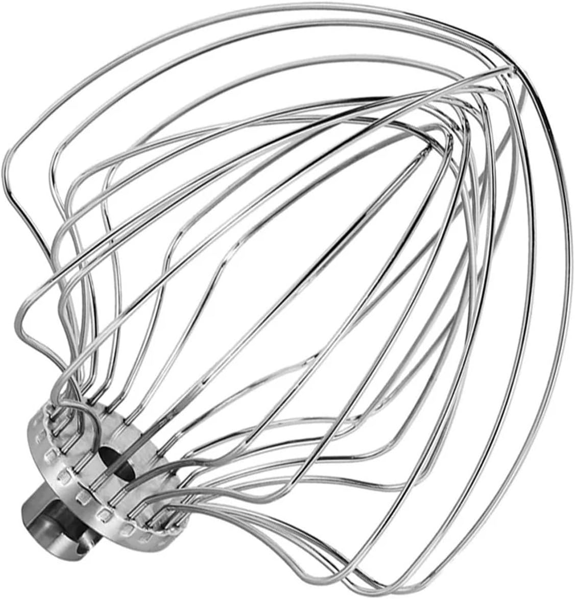 Compatible for KitchenAid 7-Quart Stand Mixer, 11-Wire Stainless Steel Whisk Mixing Attachment