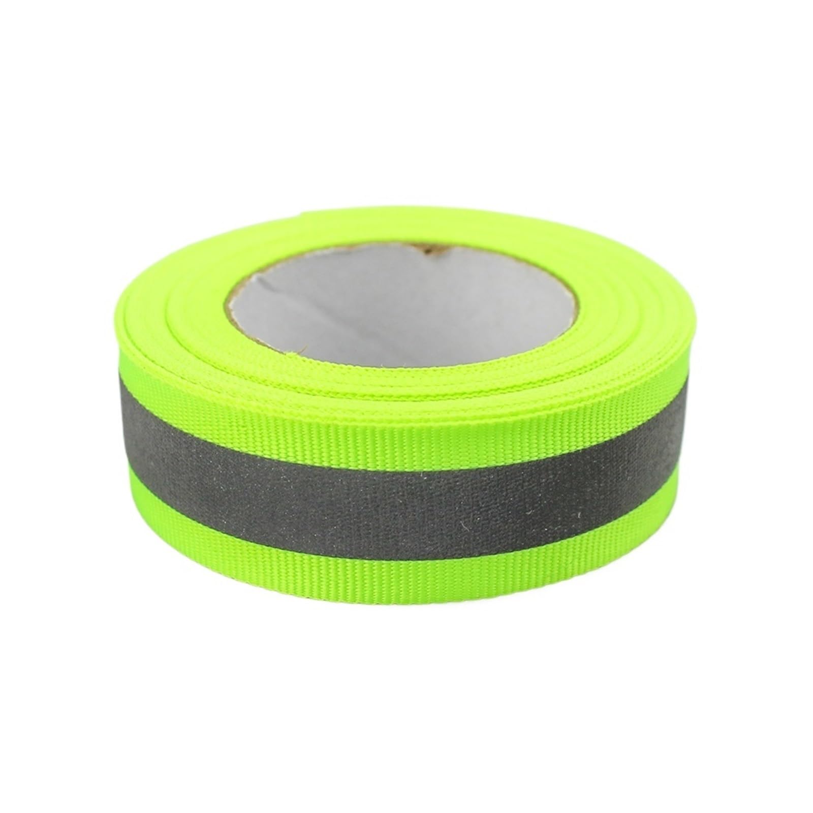 AMZBNEIDI High Visibility Reflective Fabric Tape, Reflective Sew-On Webbing Tape Multicolor 20x10mm 10m(Grün)