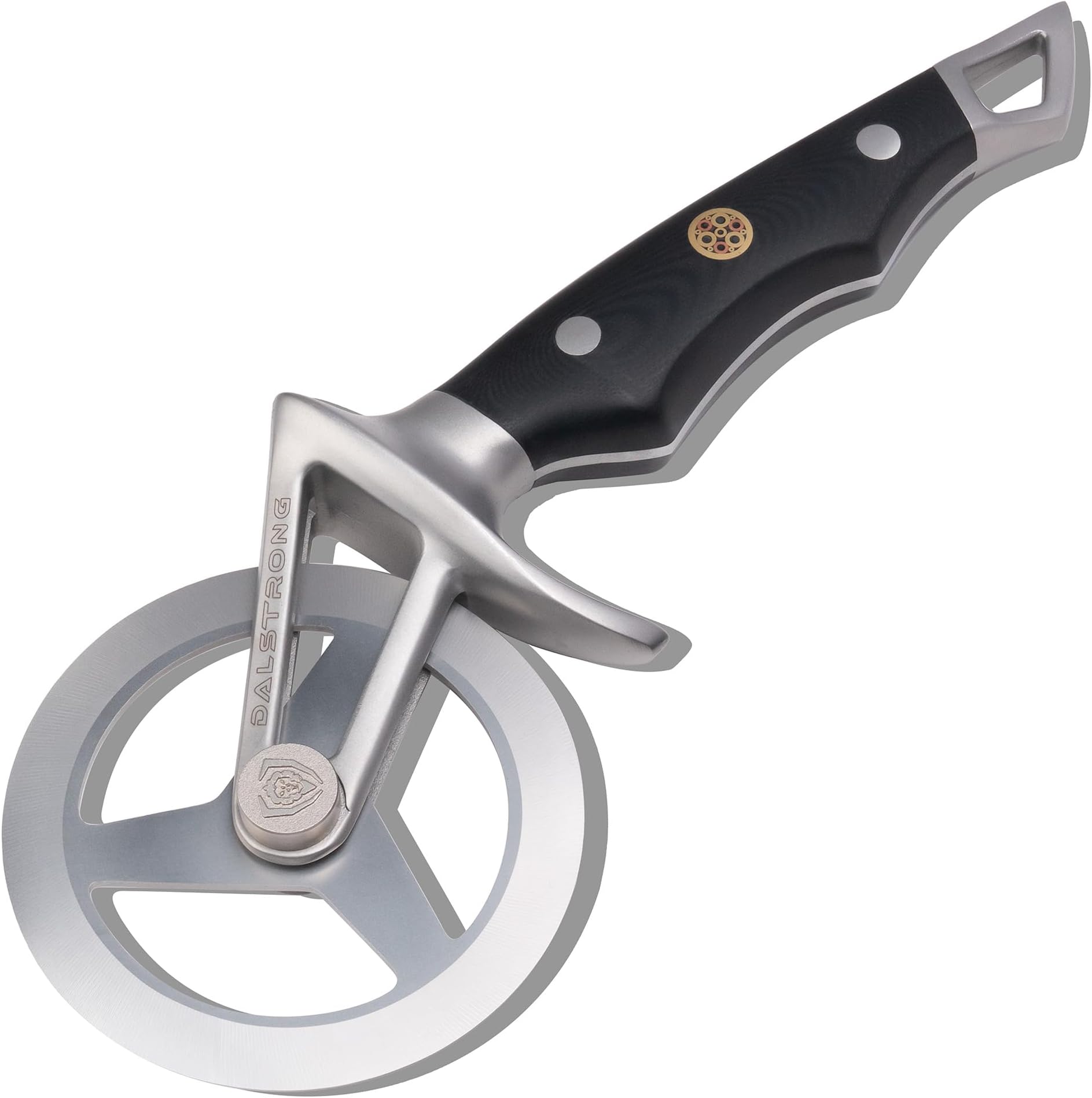 DALSTRONG - Pizza Wheel - The Orbit Razor Pizza Wheel & Cutter - High-Carbon, Heavy-Duty Stainless Steel - G10 Handle - w/ Cover