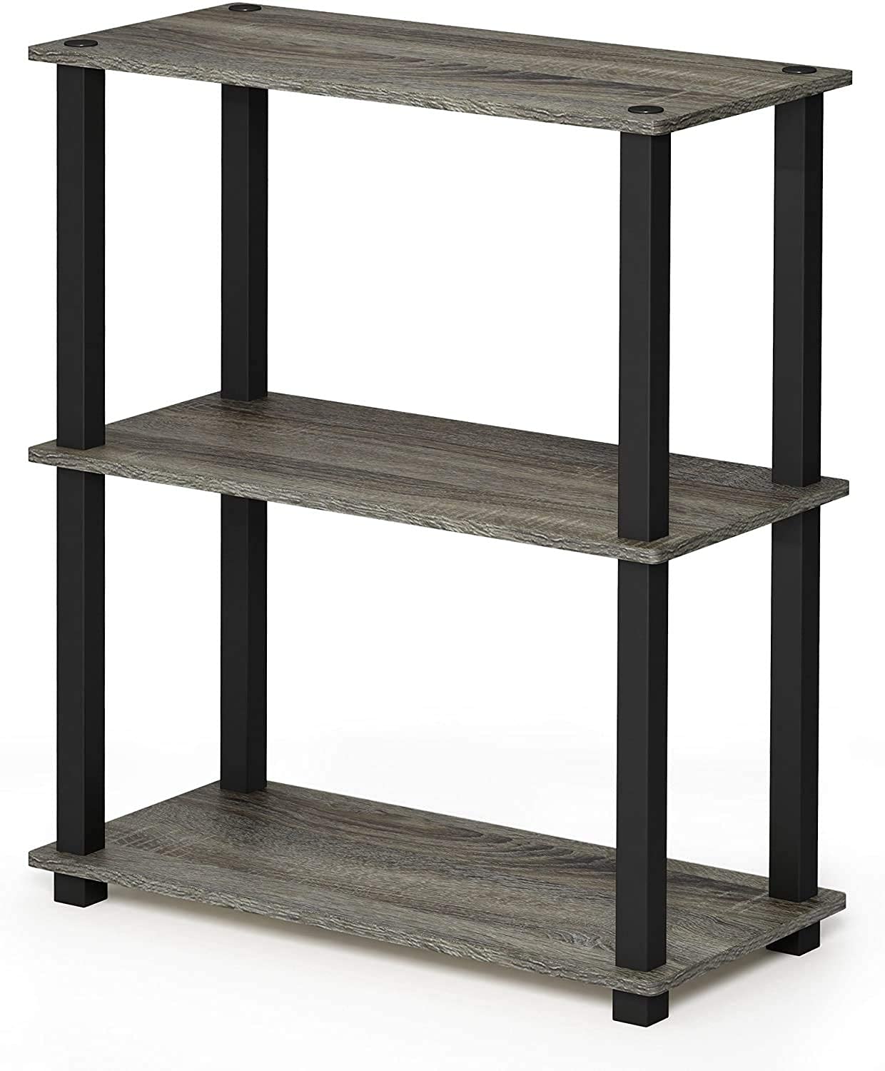 ginoya brothers Turn-N-Tube 3-Tier PVC Rack Multipurpose Shelf Display Rack,Plant Flower, Bookcase for Small Spaces, Living Room, Classic. (3 Tier PVC) (H-2.6 Feet |W-2 Feet|D-1 feet) MDF-image-34