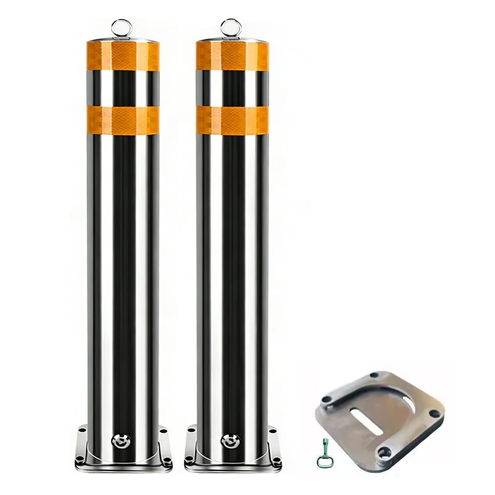 Bord de sécurité et poteau borne stationnement portable pour gestion trafic