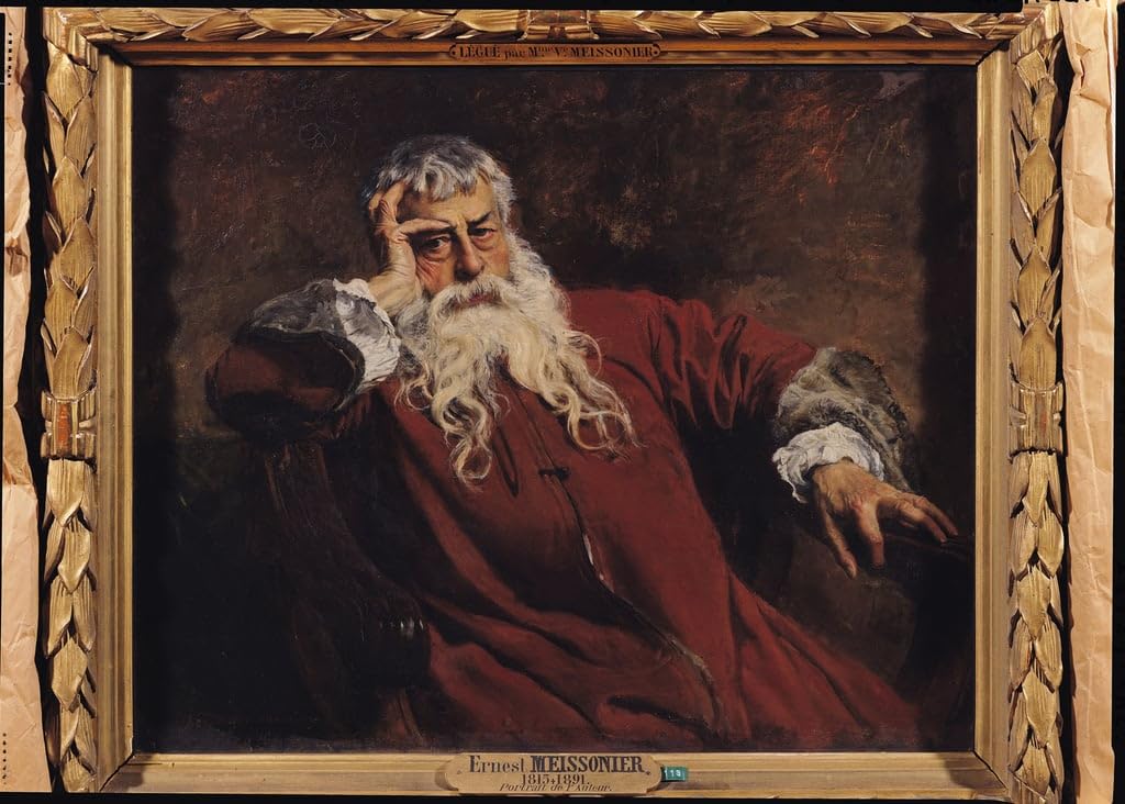 Image Imprimer Affiche Autoportrait Meissonier Toile de Qualité Musée