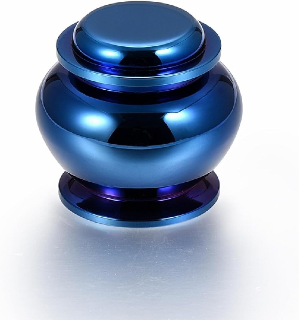 BIAIHQIE 45 * 40mm Stainless Steel Cremation Keepsake Pet Human for Ashes Urn Memorial Funeral Casket,3