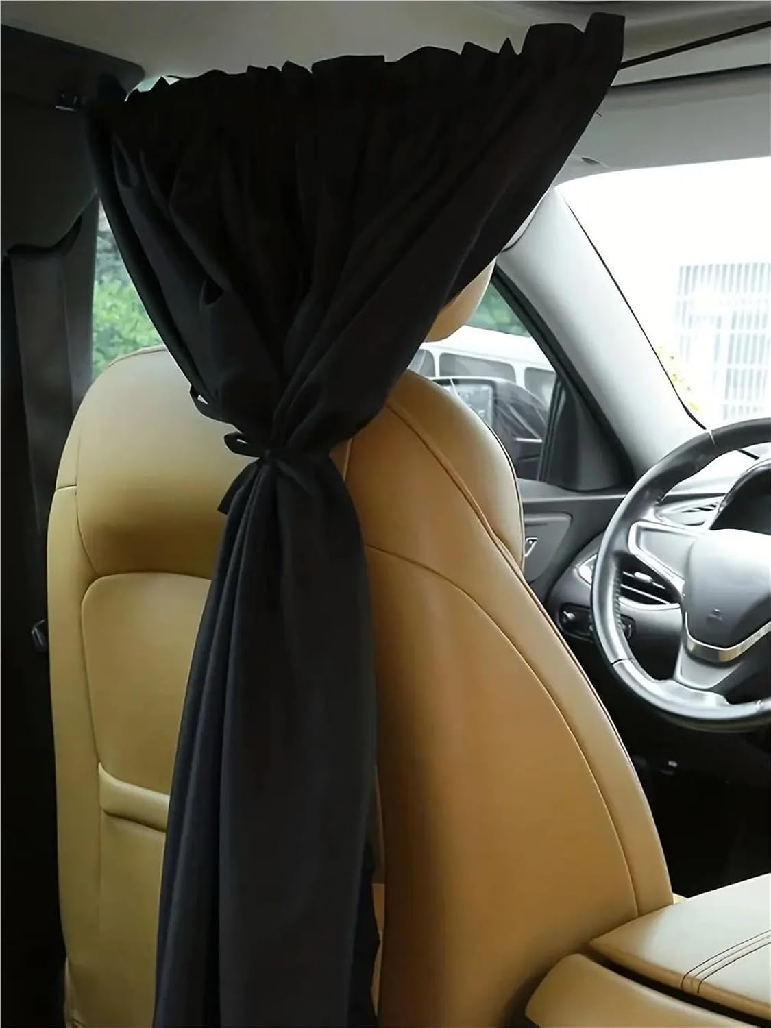 2sets Black Front and Rear car sunshades, Sun Protection, Heat Insulation, Sunshade, Privacy Curtains