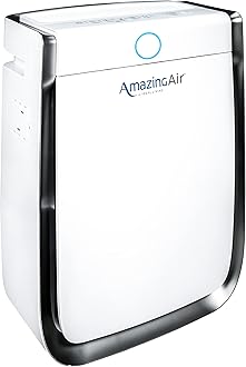 Amazing Air 3000 4-in-1 Air Purifier with UltraHEPA, Carbon & VOC Filters. Cleaner Sensor Automatically Adjusts Filtration to Air Quality! Captures Particles 100x Smaller Than Ordinary HEPA