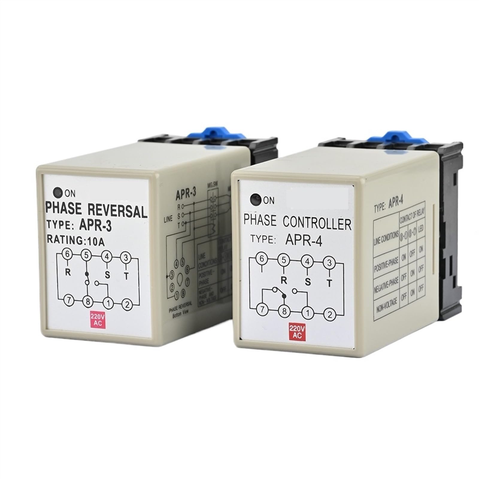 Contrôleur d'inversion de phase APR-3 triphasé pour moteur 380VAC