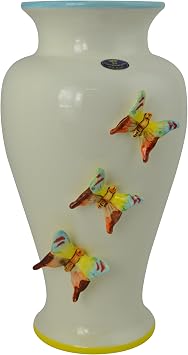 12" Inch Italian Handmade Ceramic Vase