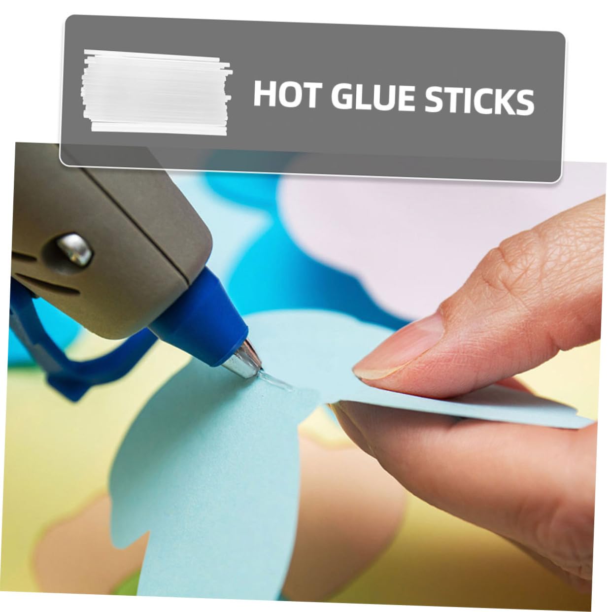 LALAFINA 100 Bâtons de Colle Thermofusible Transparents en Résine pour Loisirs Créatifs, Adhérence Rapide et Forte, pour Grands Projets de Bricolage