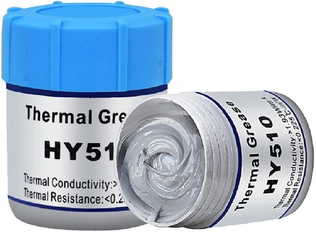 Techy-Tech Silicone Heatsink Compounds Thermal Grease Paste, Heat Sink Compound for Coolers Heat Sink, CPU and Chipsets, Graphics Card, LED, IC, GPU, VGA, PC Processor, Chipset Cooling (Pack of 15)