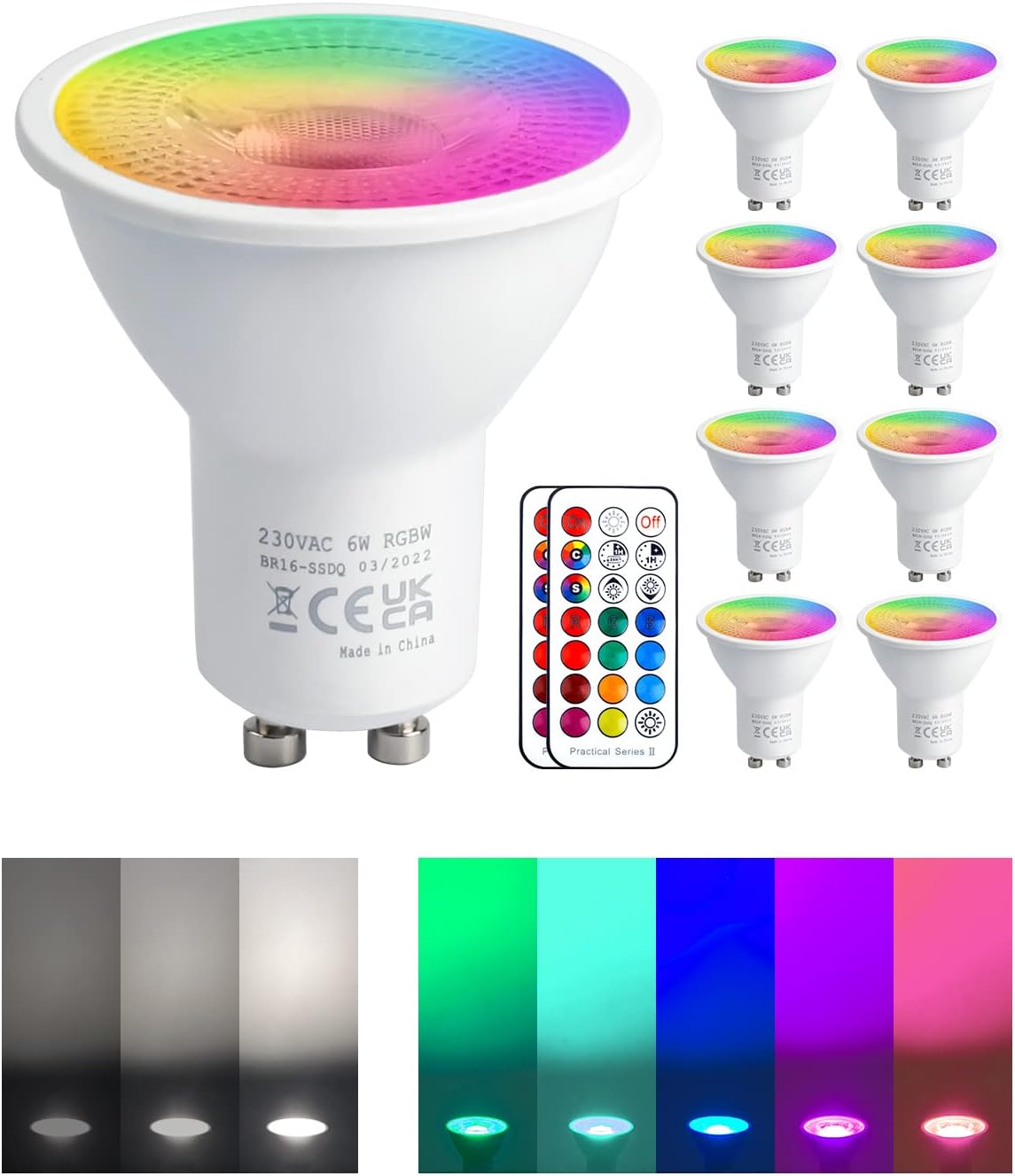 Petite ampoule GU10 LED - 5W compatible avec variateur Petite ampoule GU10 LED - 5W compatible avec variateur