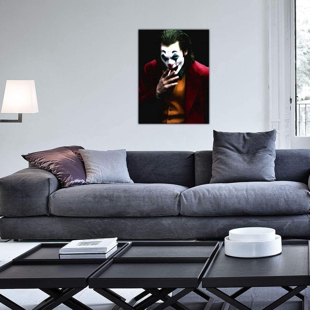 ジョーカー Joker 高級 キャンバス フレーム 付き ポスター 絵 A1