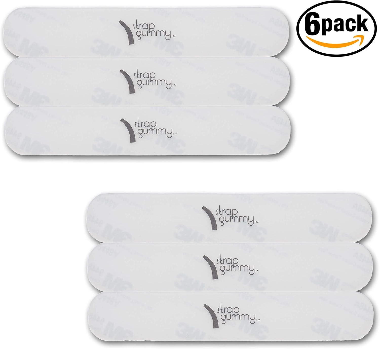 Strap Gummy - Stop Strap Slips - Shoulder Strap Grip Strips Non Slip - Set of 6