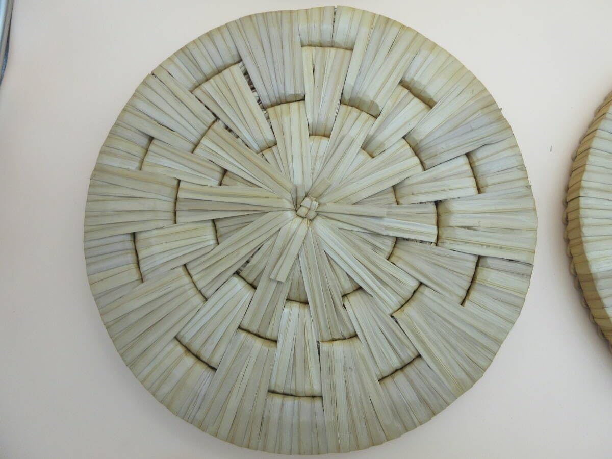 Amazon.co.jp: 円座菅製五枚茶道具茶室華道民芸 303 : ホーム＆キッチン