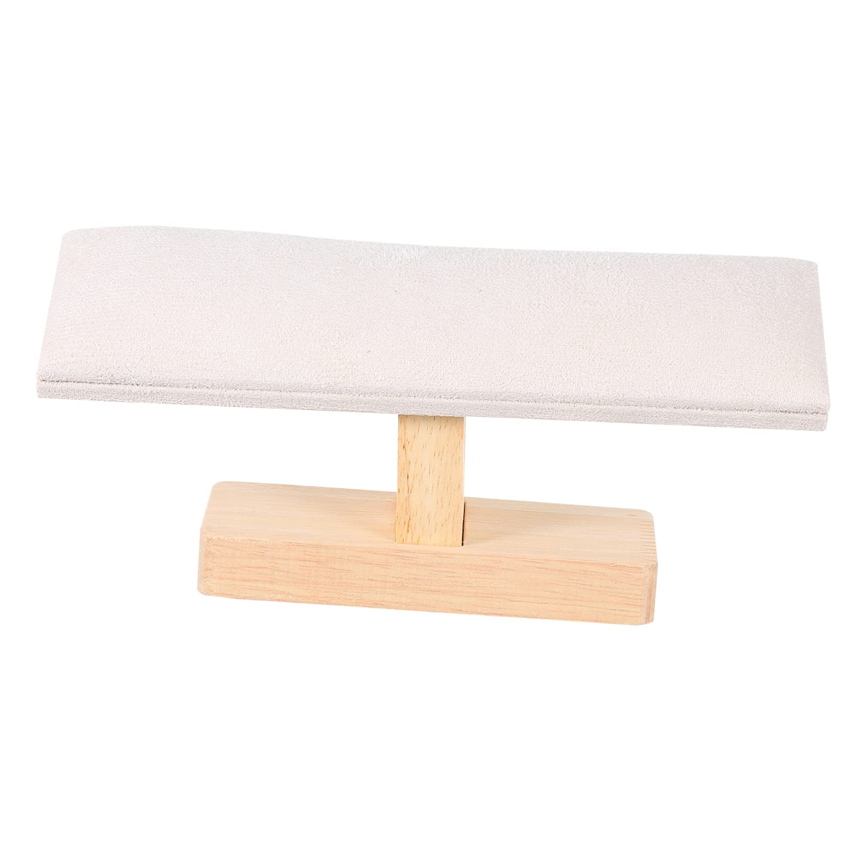 CALLARON1 PC Bracelet Display Stand 1 Tier Jewelry Rack Jewelry Pouch Jewelry Bracelets Earring Stand Ornament Display Stand Headband Stand Necklace Organizer Stand White Wooden
