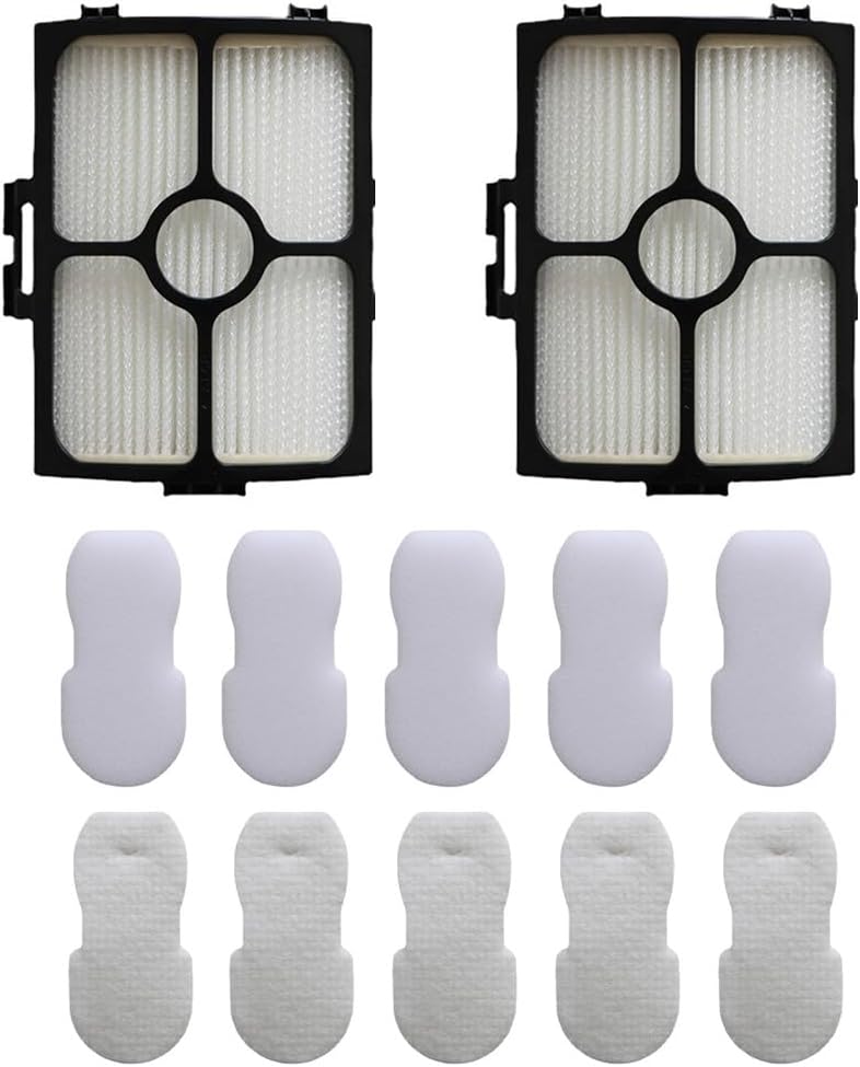 Dttery AZ3002 Kit Filtro Di Ricambio Per Shark Stratos DuoClean PowerFins HairPro Powered Lift-Away Aspirapolvere Verticale AZ3002 AZ3000 AZ3000W, 4 Schiuma, 4 Feltro, 2 HEPA - Foto 10