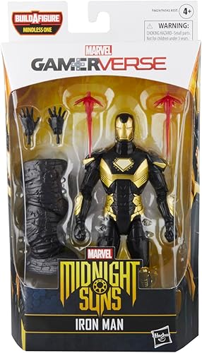 Vista 2 de Marvel Legends Series Gamerverse Iron Man, Midnight Suns Figuras de acción coleccionables de 6 pulgadas