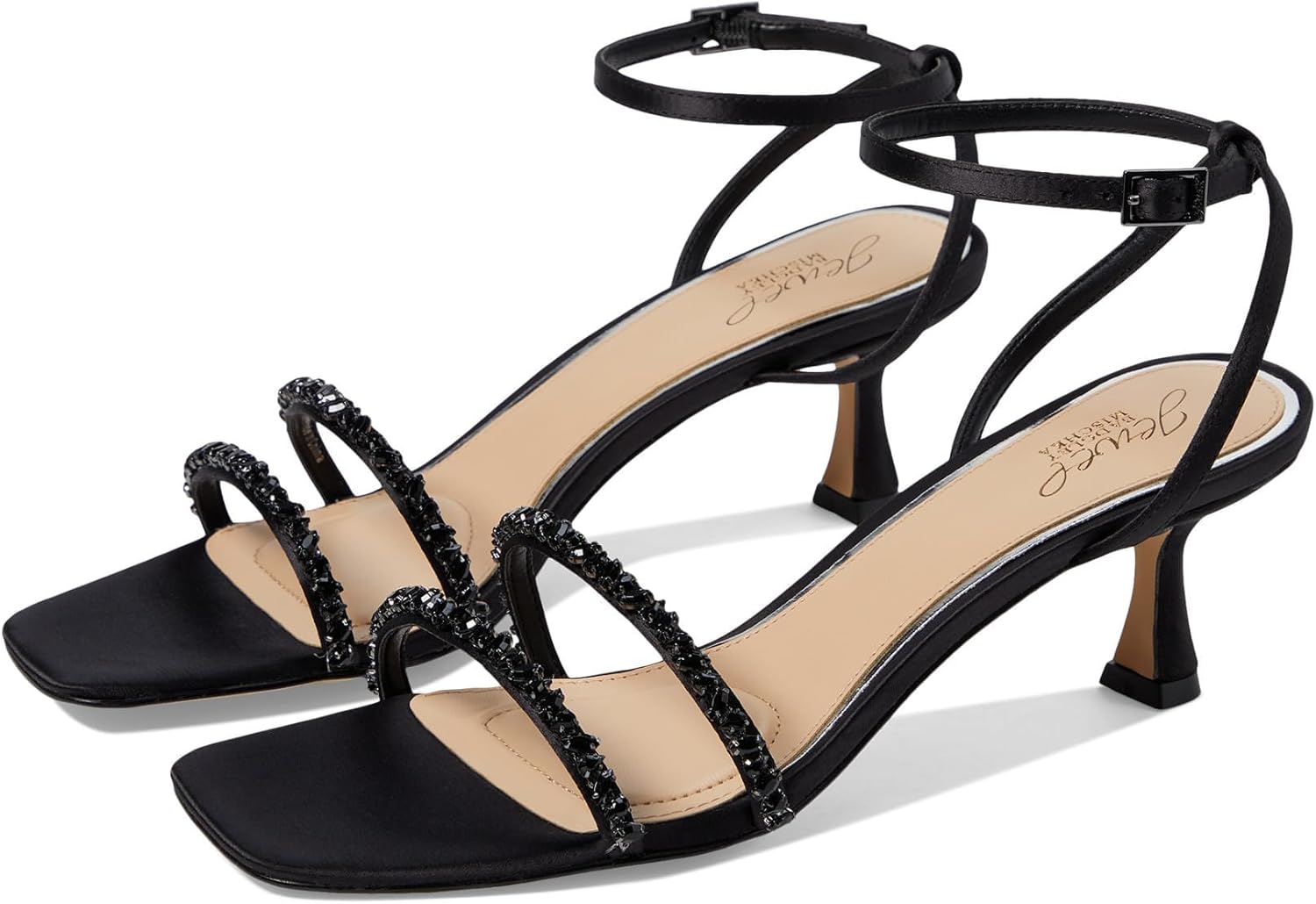 Jewel Badgley Mischka Marley Kitten Heel Sandal