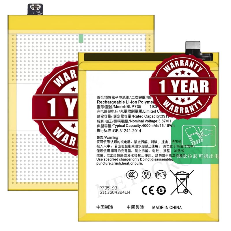 Image of Original BLP735 Battery Compatible for Oppo Reno 2 (CPH1907) - (4000mAh) - 1 Year Warranty JK1