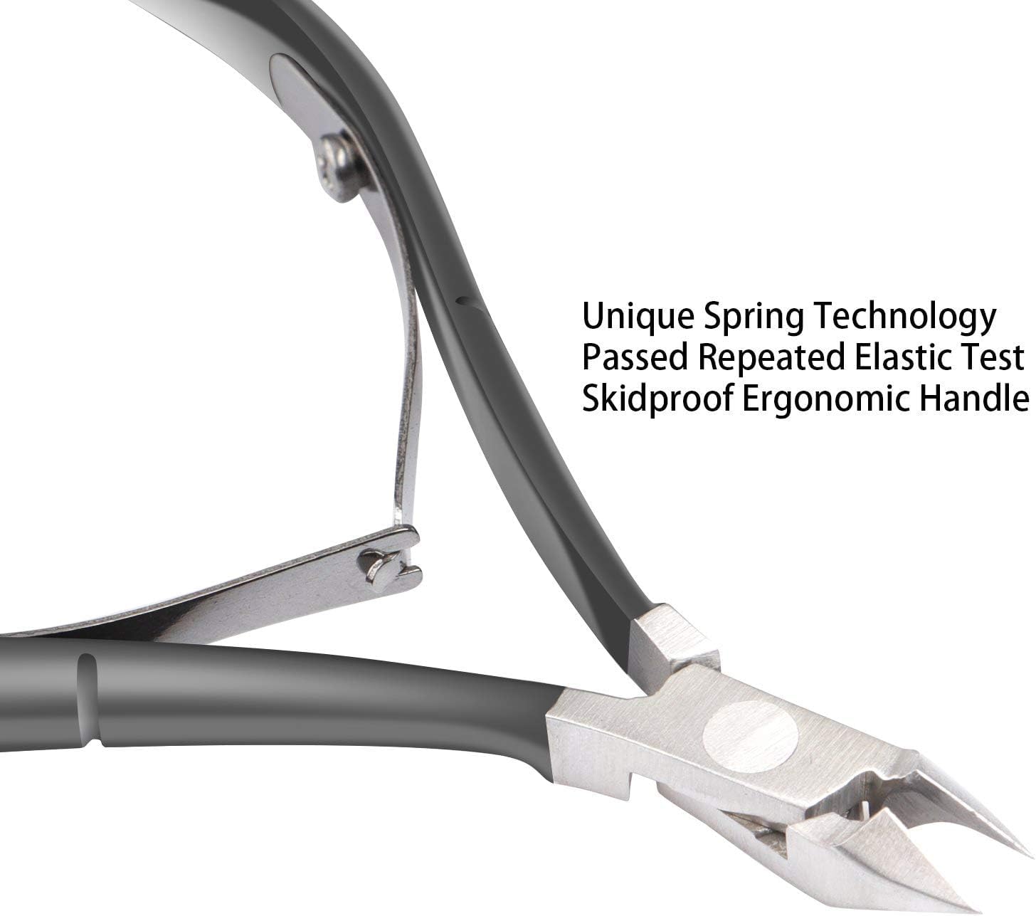 COSLUXE Cuticle Nippers Cuticle Scissors Trimmer & Remover - Stainless Steel | Extremely Sharp | Best Hand Care Professional Manicure Tool 3