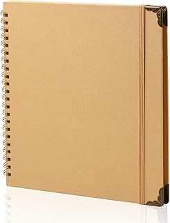 Joyberg Scrapbook 80 Pages, Scrapbooking Supplies 8 x 8 In, Scrapbook Al...