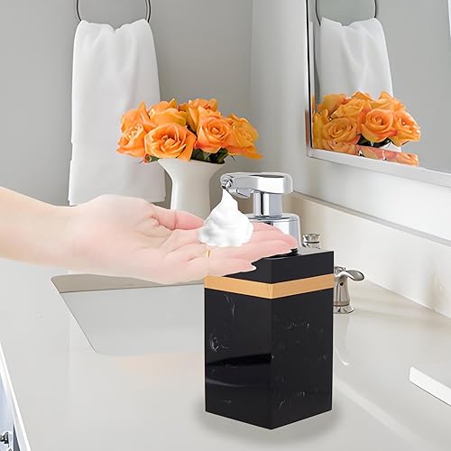 Miniatura 6 de Dispensador de jabón automático, dispensador de jabón de espuma inteligente sin contacto, recargable por USB, 7.6 onzas  7.6 fl oz, dispensador de