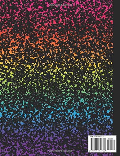 Vista 2 de Not Today Jesus Rainbow Baphomet Head Softcover Composition Style Lined Journal 120 lined pages