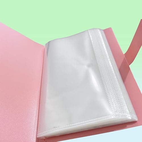 Miniatura 5 de Fundas transparentes para moneda de 50 páginas, libro carpeta para colección de papel moneda mundial, soportes portátiles para efectivo, soportes