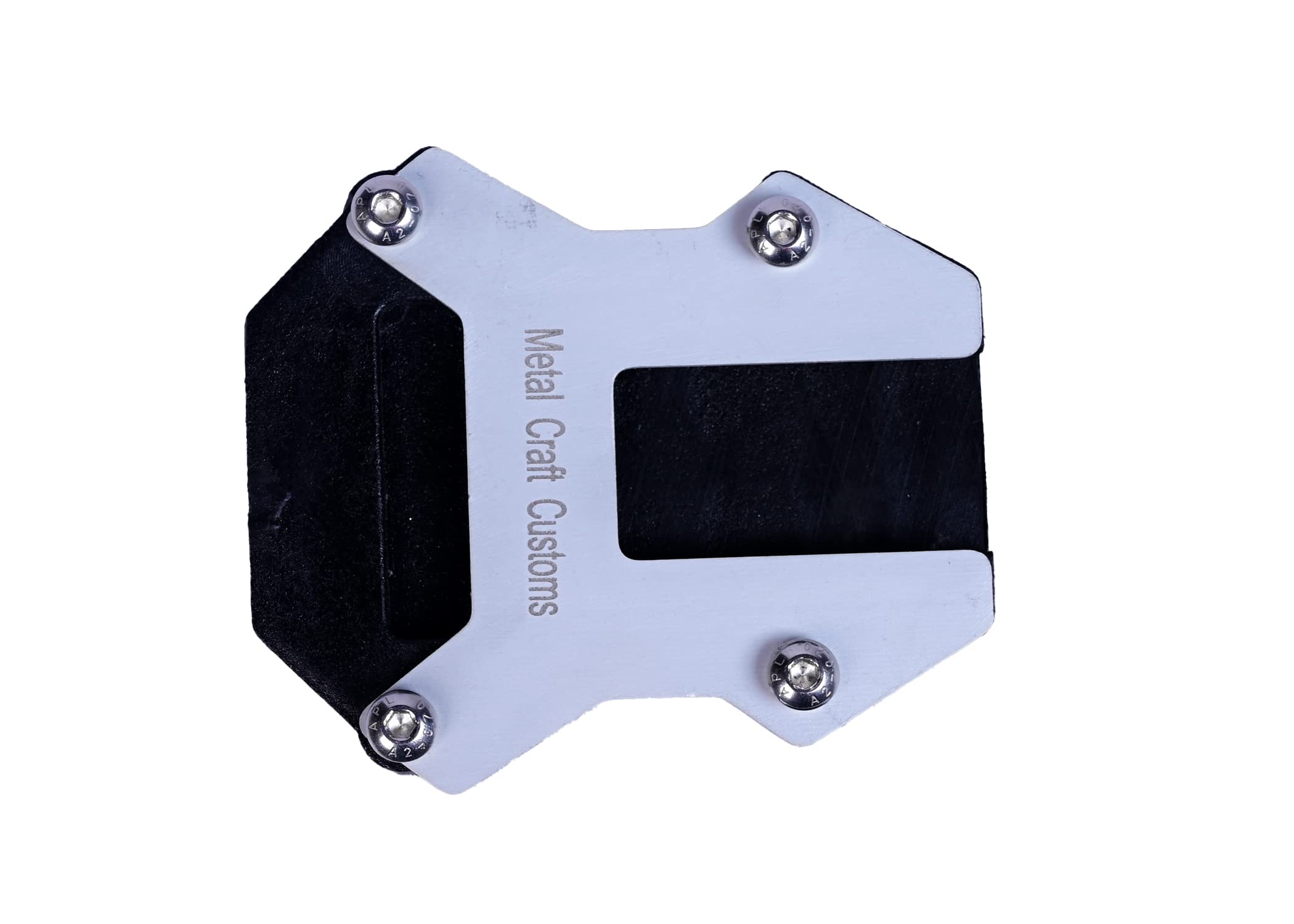 Metal Craft Customs Side Stand Extender Cover for Hero Xpulse Moon White