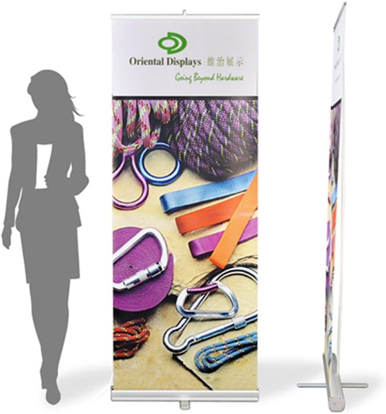 DPSBanners Premium Retractable Banner Stand 33.5", Heavy Duty Roll Up