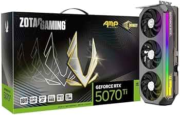 グラフィックボード・グラボ・ビデオカード ZOTAC RTX 5070Ti AMP Extreme INFINITY Amazon | Zotac Gaming GeForce RTX 5070 Ti AMP Extreme Infinity