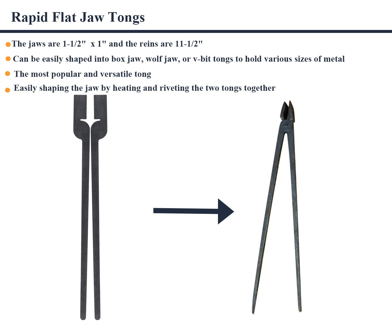 Rapid Tongs - Juego de 6 pinzas para principiantes