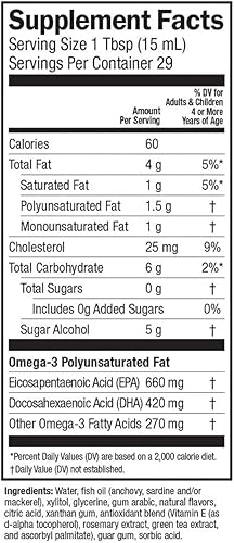 Miniatura 7 de Barlean's Paquete de suplementos líquidos Omega 3, aceite de semilla de lino BlackBerry Smoothie y aceite de pescado de Piña Colada, 16 onzas