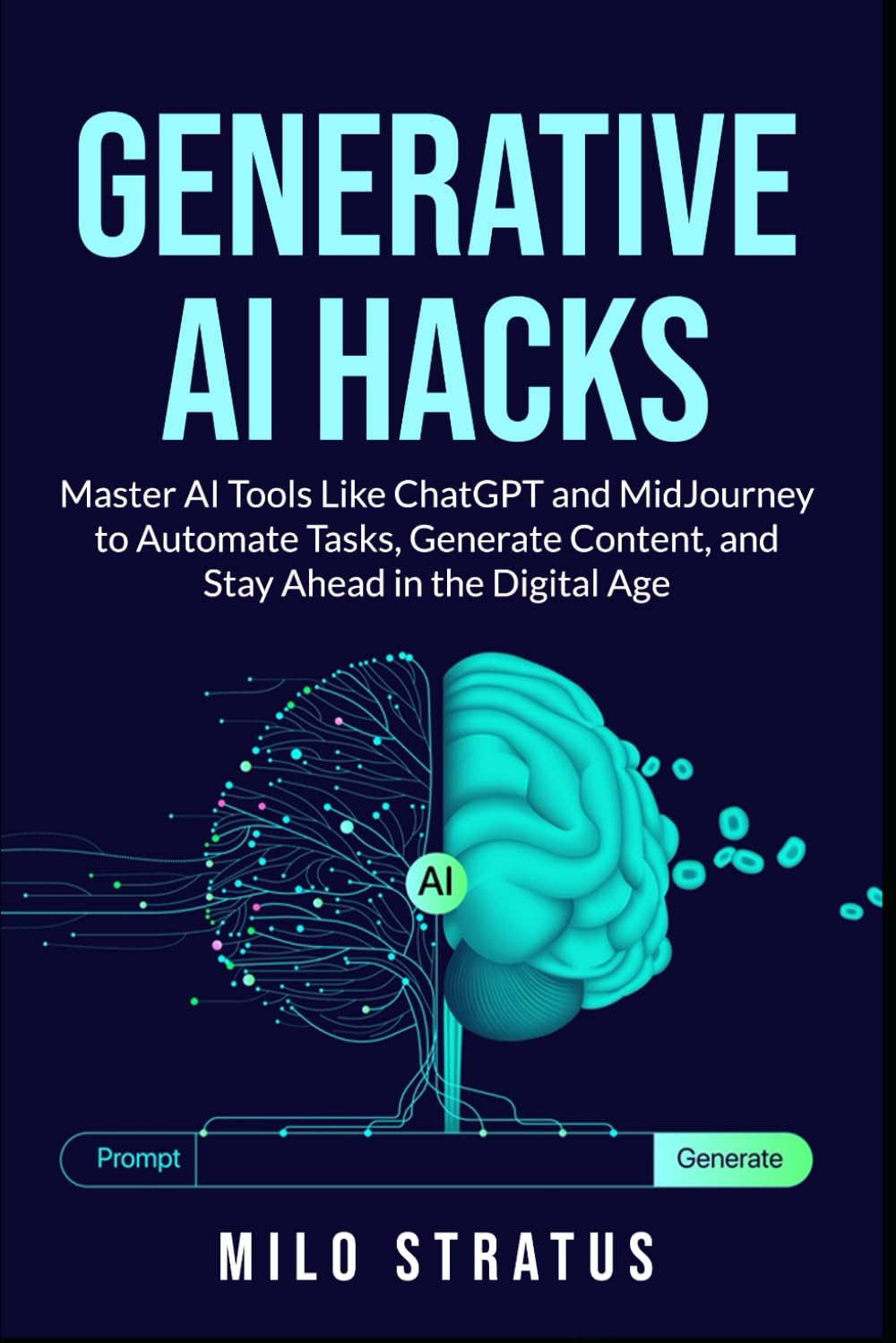 Generative AI Hacks: Master AI Tools Like ChatGPT and MidJourney to Automate Tasks, Generate Content, and Stay Ahead in the Digital Age