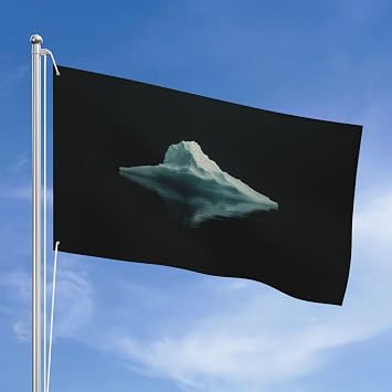 Flag 3x5 Ft Ice Mountain Flag Double Sided Flags Banner Heavy Duty Outdoor Garden Banner House Welcome Flags Decor for Party, Home