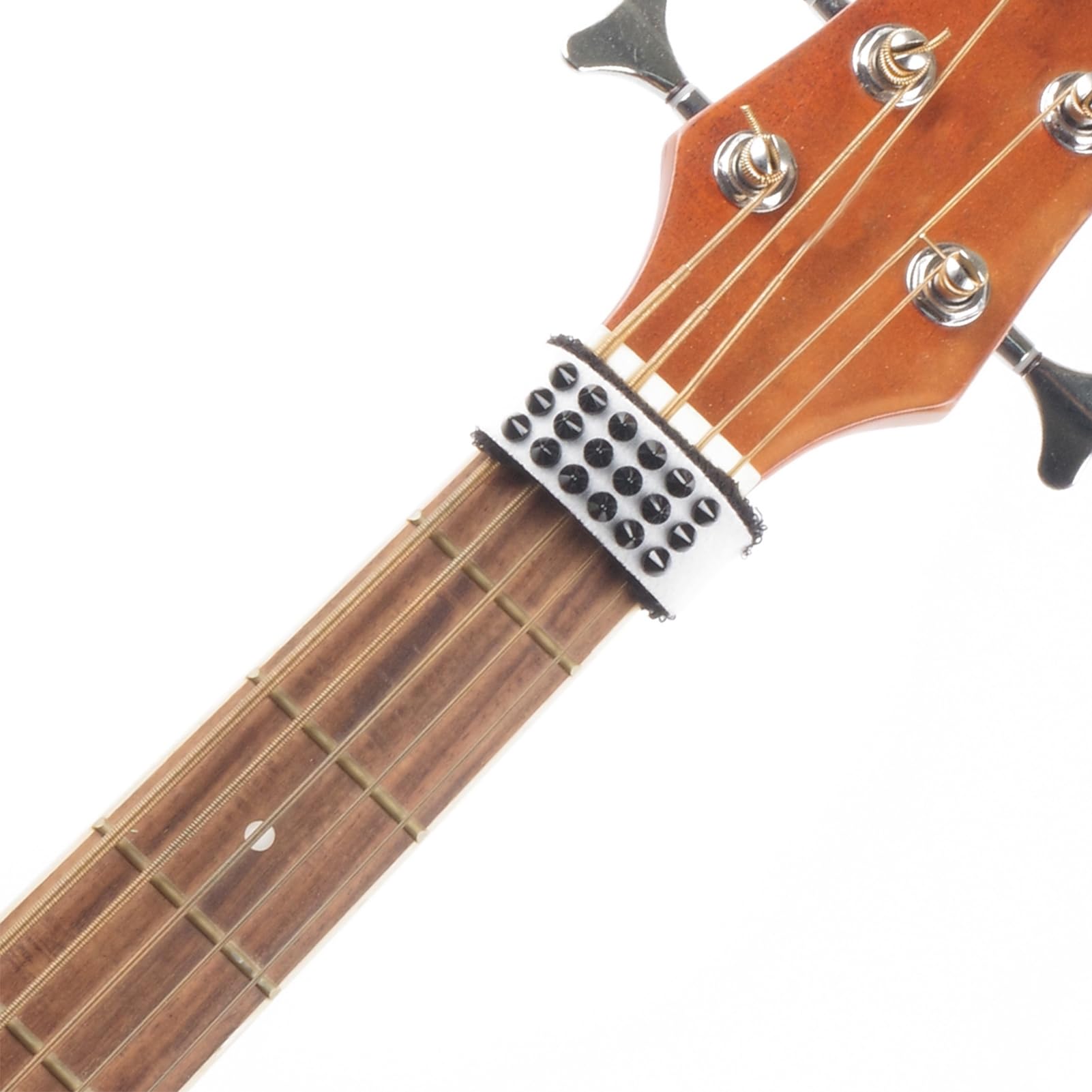 Fret Wrap, Guitar String Mute Guitar/Bass Gear Fretboard Muting Wrap Punk Style String Muter Tłumik Fret z 19cm Gitarowym Sznurem dla 7 (WHITE)