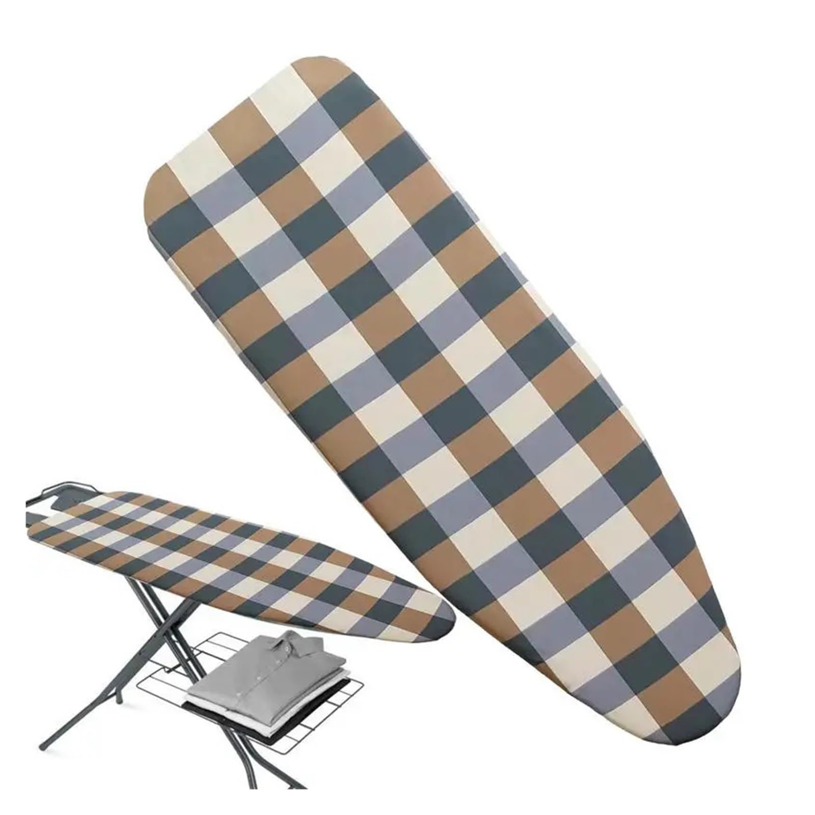 Funda for tabla de planchar, funda de algodón Extra gruesa resistente a quemaduras con borde elástico, cubierta de hierro for tabla de teñir, suministros for el hogar(Pack of 4)