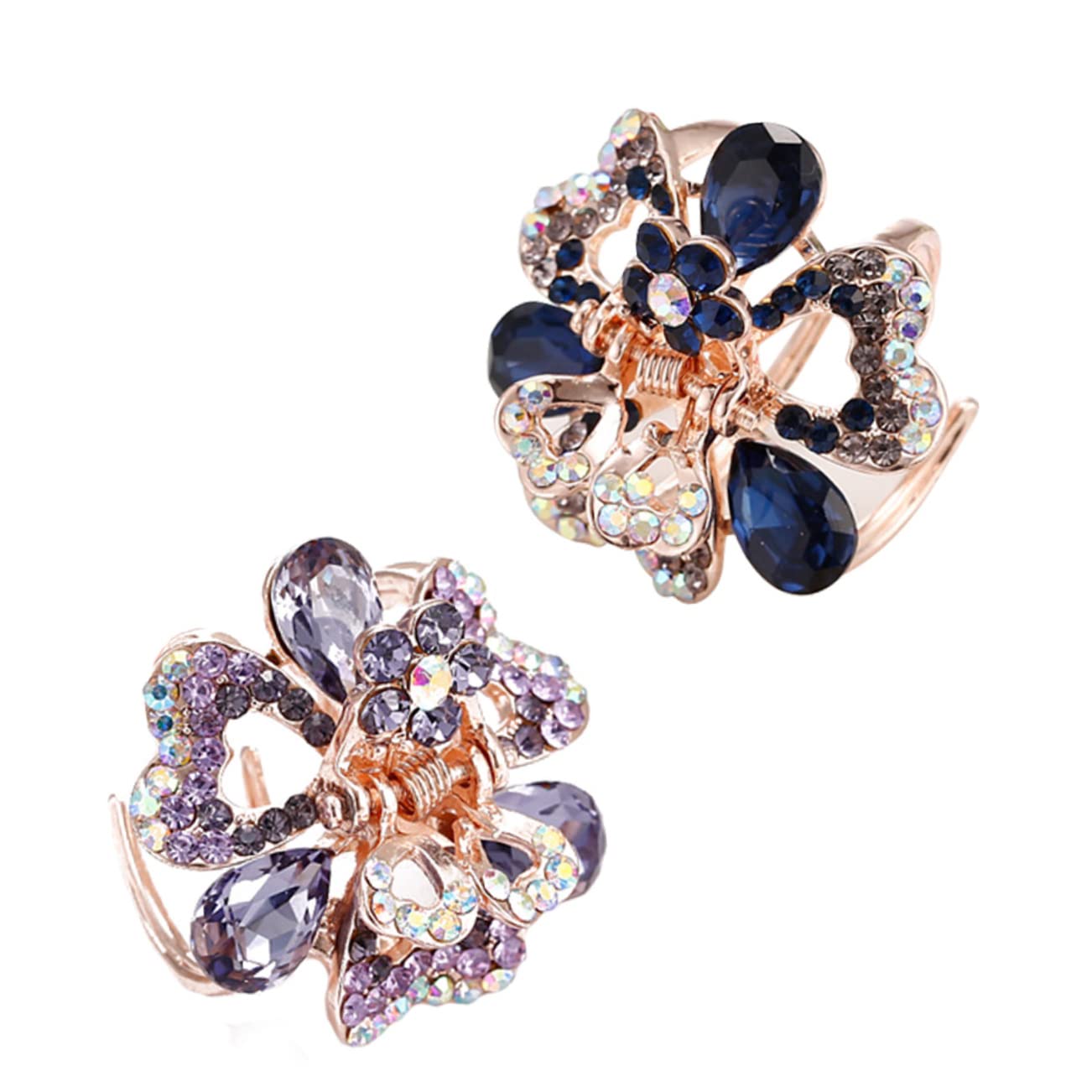 WOONEKY 3 Set Di Graziose Clip Per Di Mini Accessori Per Finti Per Donne E Ragazze 4 Pezzi * 3