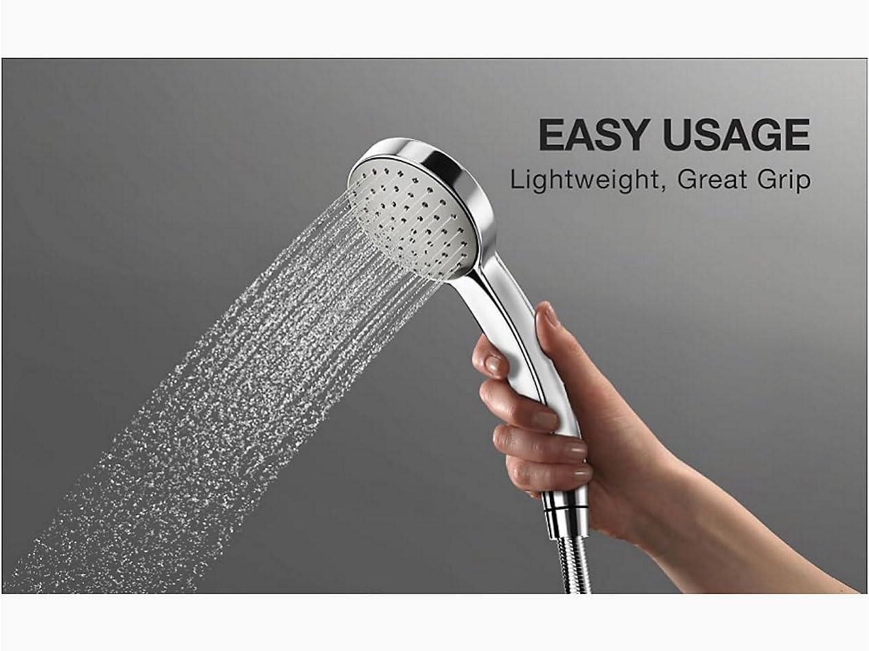 Kohler 16359IN-A-CP Hand Shower with Hose, Silver, Chrome Finish 1