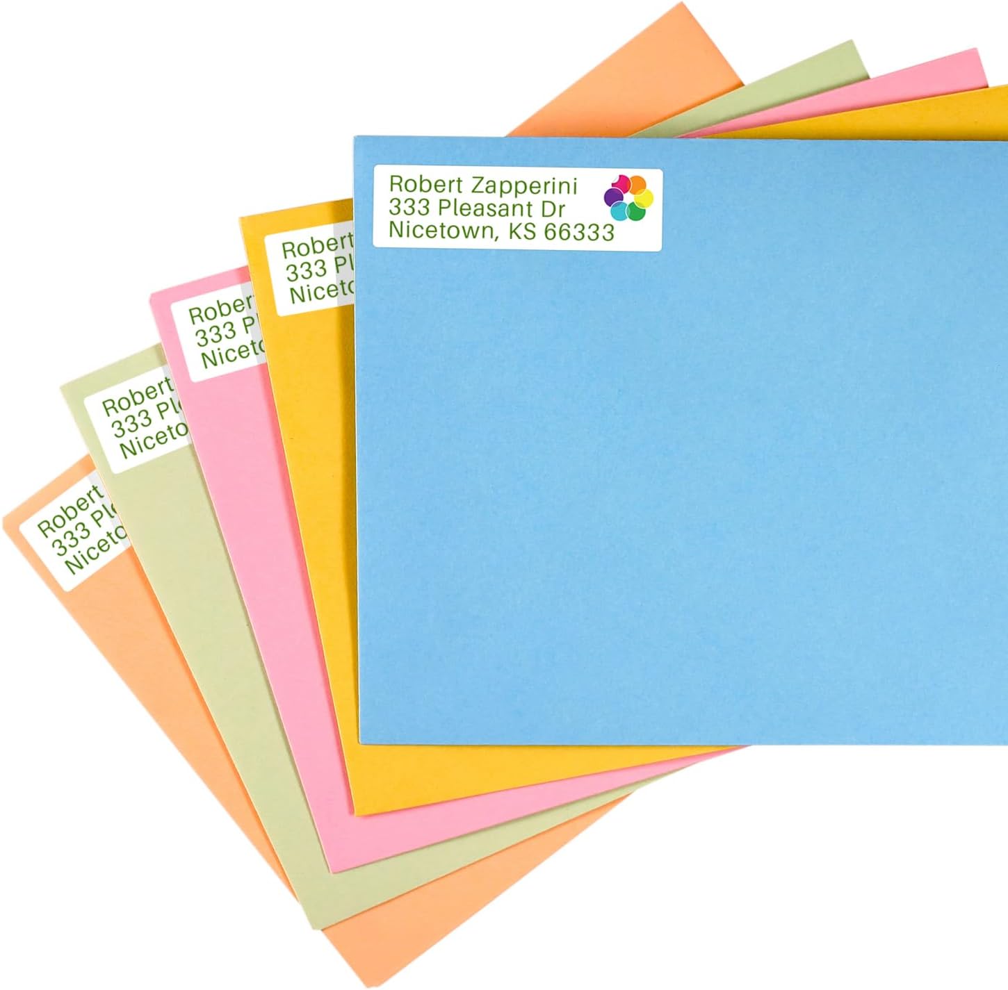 ChromaLabel 0.50 x 1.75 Inch Printable Labels, Compatible with Laser and Inkjet Printers, 2000 Stickers per Pack, 25 Sheets, White