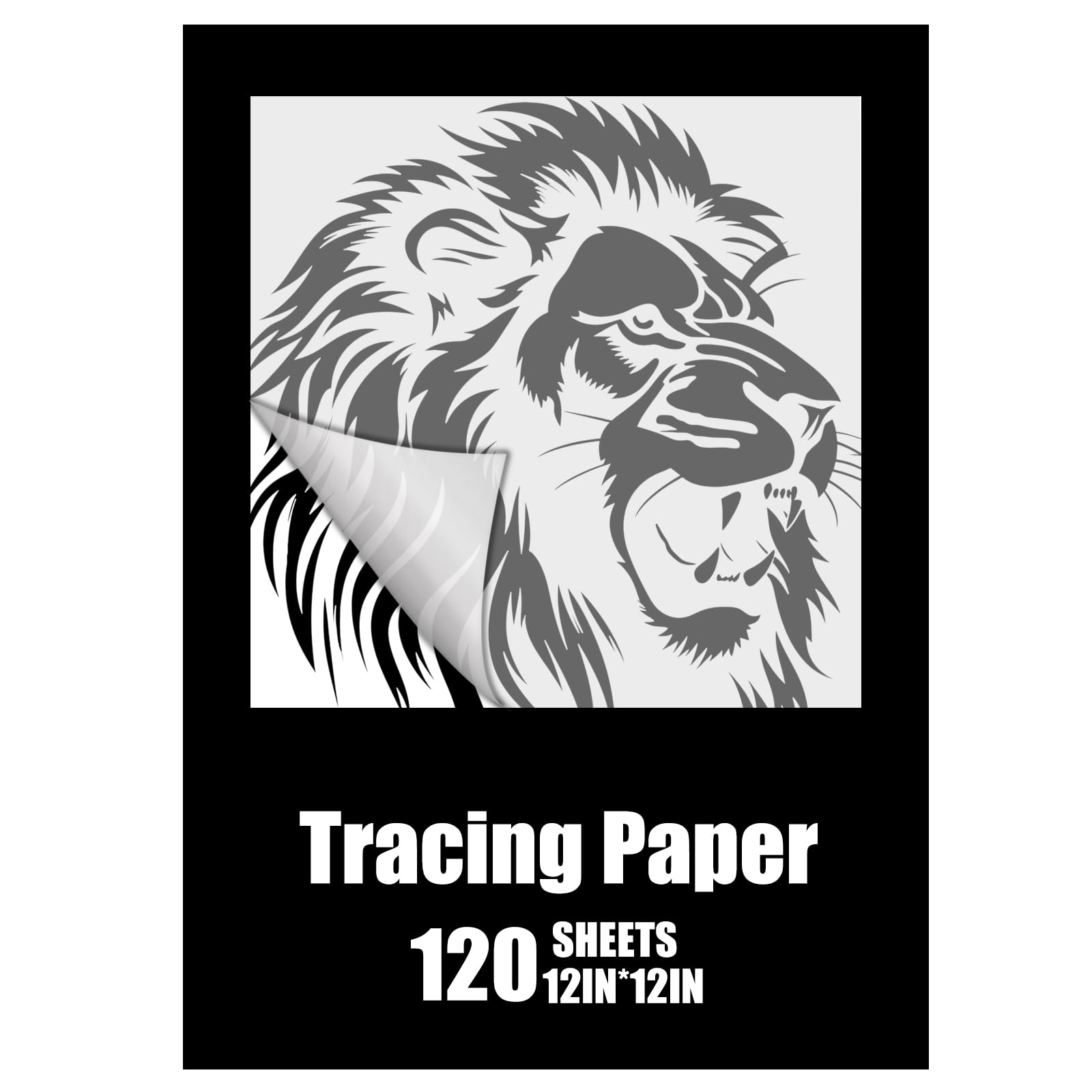 Epakh Tracing Paper 120 Sheets, 12 x 12 Inch Tracing Paper for Drawing