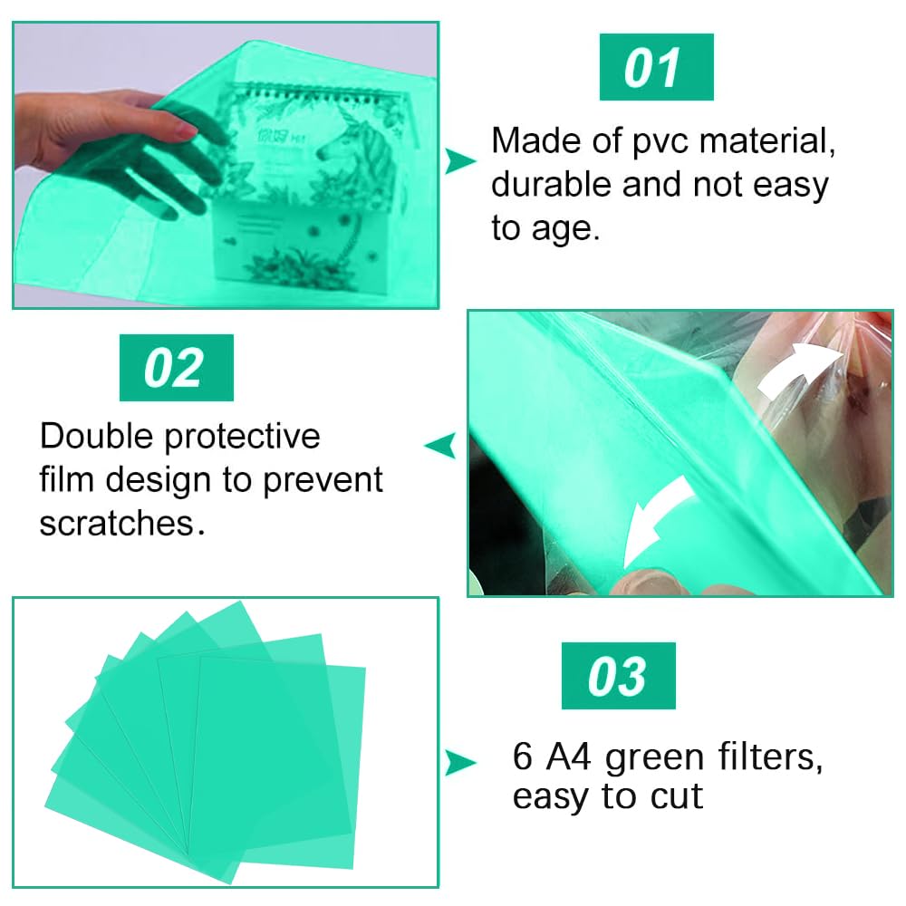 6 Fogli Filtro Giallo Trasparente A4 - Per Luci, Fotografia E Fai-da-Te - Foto 12