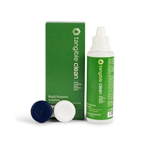 Tangible Clean Multi-Purpose Contact Lens Solution with Lens Case, Travel
