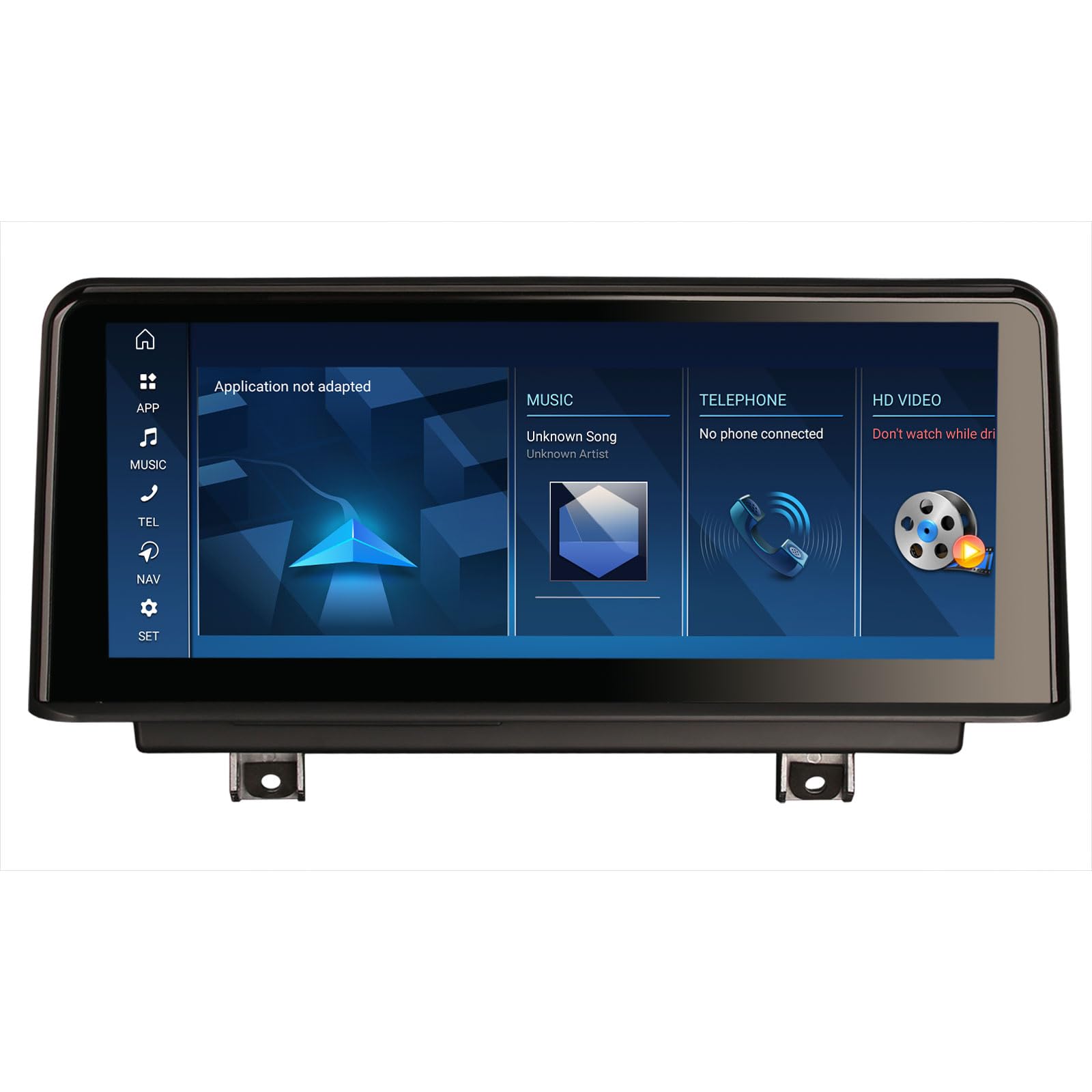 Erisin 10,25" 8-núcleo 4GB+64GB Android 14 Radio Coche Bluetooth Navegación GPS para BMW Serie 3 F30 F31 F34 Serie 4 F32 F33 F36 M3 M4 NBT Sistema CarPlay Android Auto Dab+ DSP WiFi 4G Canbus USB