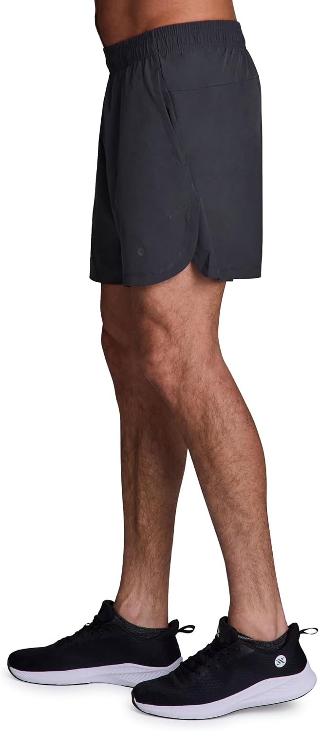 RBX Active Running Shorts for Men, Athletic Fit 5" Inseam Quick Drying Woven Workout Shorts with Pockets image 3