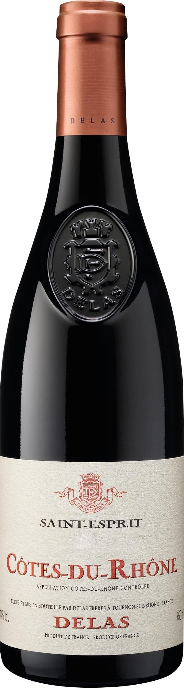 Delas Côtes Du Rhône Saint Esprit Rotwein trocken (1 x 0.75 l)