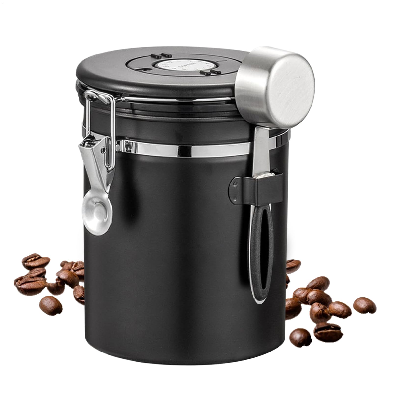 Barattolo per caffè in grani Barattolo Ermetico In Acciaio Organizer
