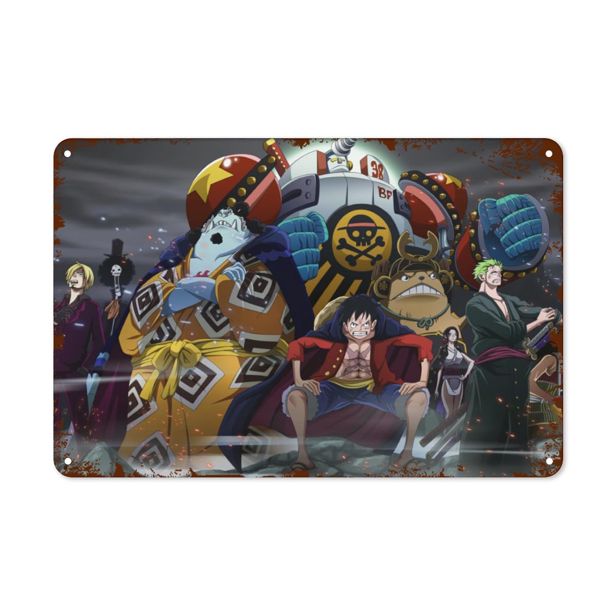 Amazon.co.jp: ブリキ看板 ワンピース ONE PIECE 金属ポスター