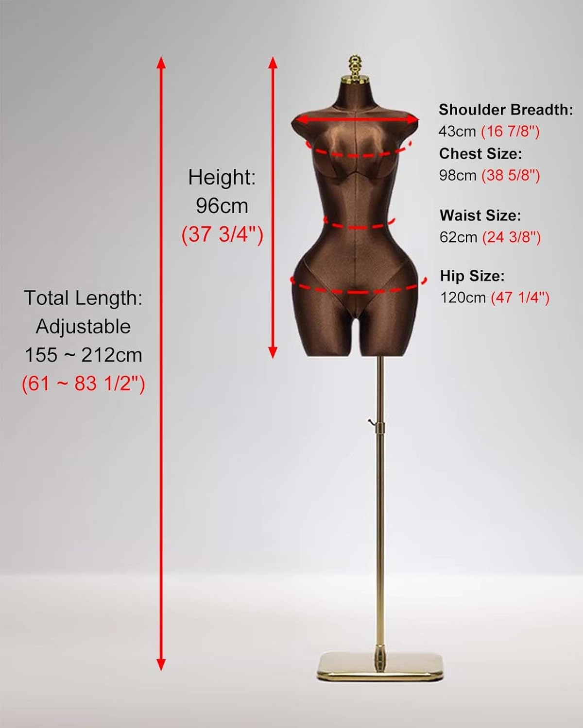 全身マネキン ☆レディース☆ ゴールド 女性用 マネキン ゴールド