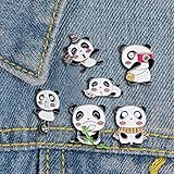 Gute Qualität: Die Cartoon-Emaille-Stifte bestehen aus einer Metall-Zink-Legierung und einer emaillierten Beschichtung. Sie sind langlebig, leicht und einfach zu verwenden. Sie lassen sich nicht leicht brechen und sind langlebig. Die Farbe auf der Oberfläche verblasst nicht so leicht .